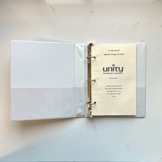 Special Services Manual Black Binder