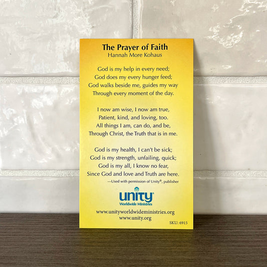 12 Powers/Prayer of Faith Card (20-Pack)